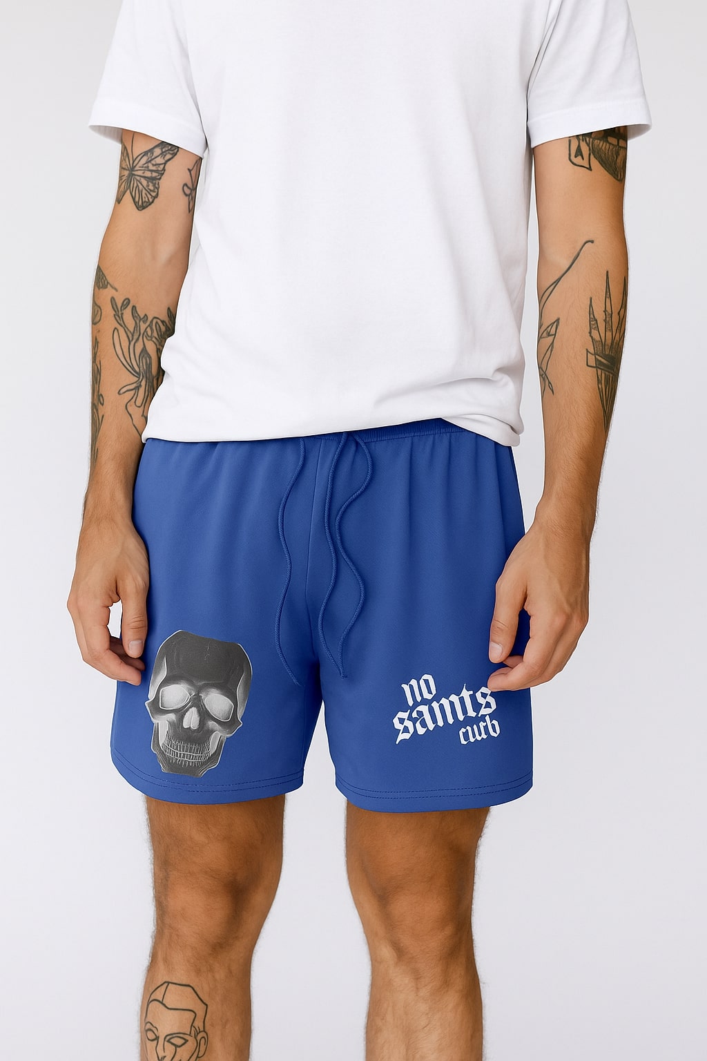 No Saints Club Mesh Shorts - RIOT BLUE