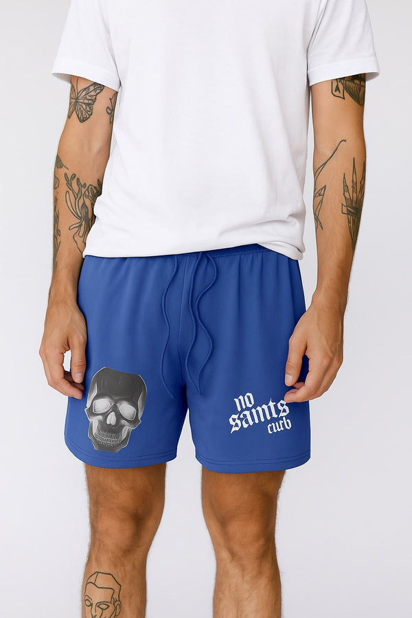 No Saints Club Mesh Shorts - RIOT BLUE — hover