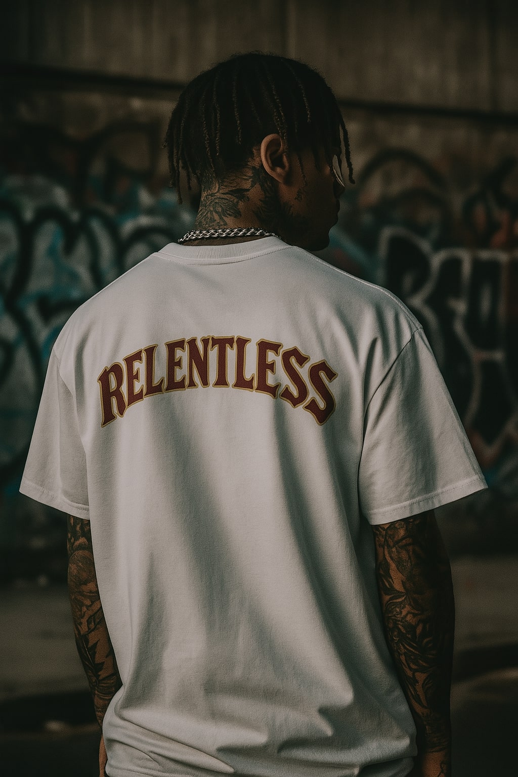 Relentless Hustle Tee - White