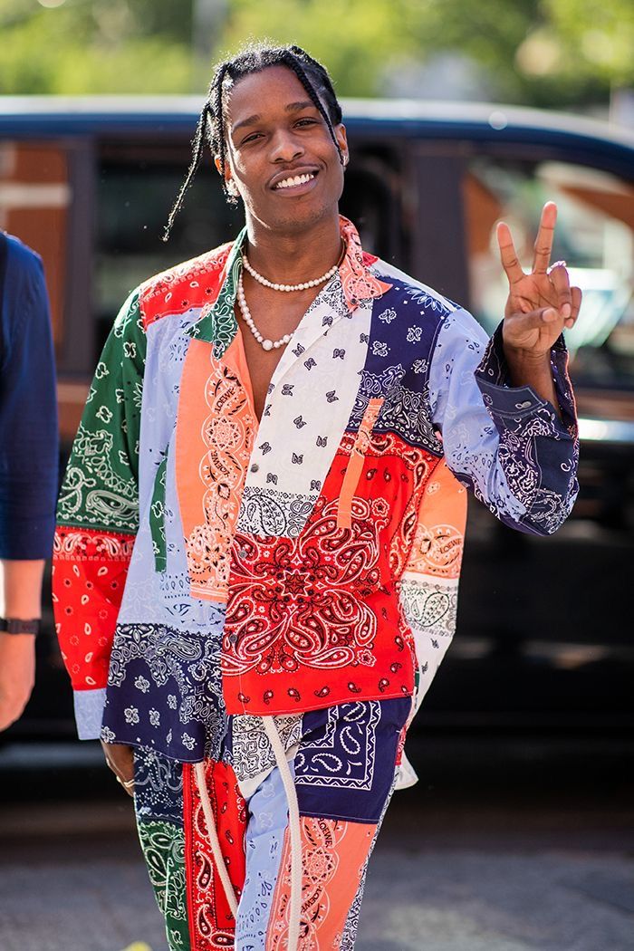 Male model wearing oversized streetwear in 2025 urban style