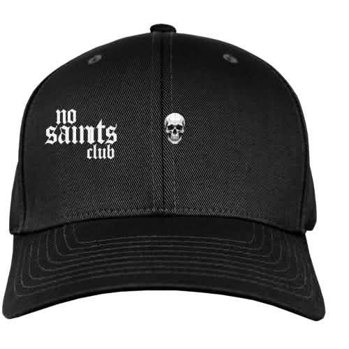 No Saints Club™ Skull Cap – Blackout Edition