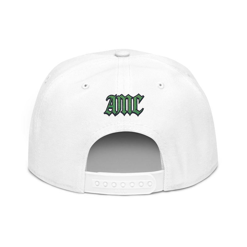 A5 Streetwear Snapback Hat – Green Embroidered Logo