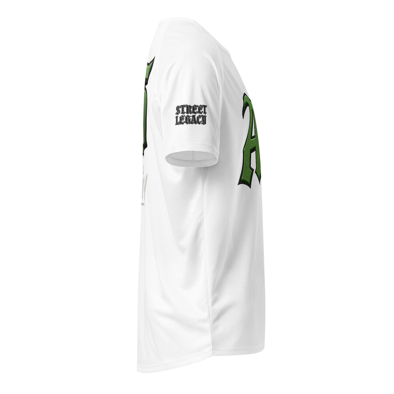 A5 Unisex Streetwear Mesh Jersey – White