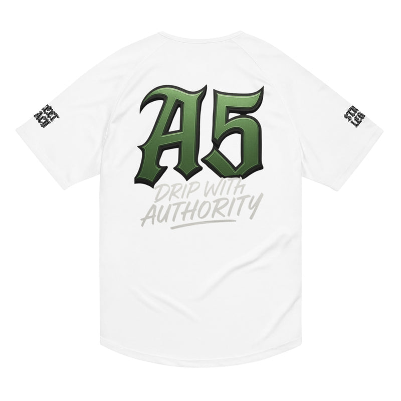 A5 Unisex Streetwear Mesh Jersey – White