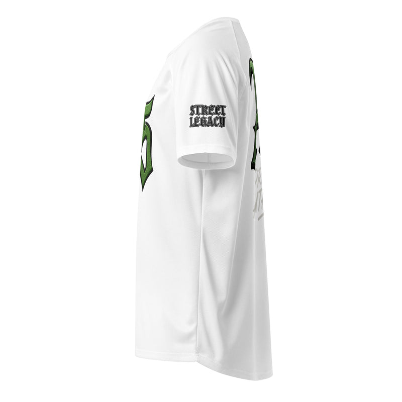 A5 Unisex Streetwear Mesh Jersey – White