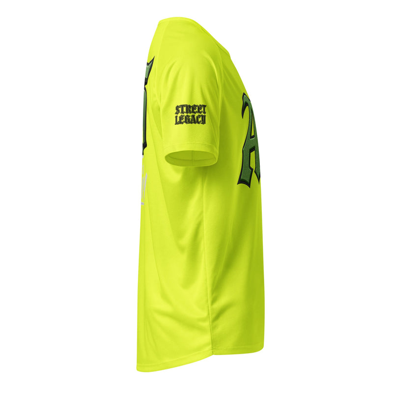A5 Unisex Streetwear Mesh Jersey – Yellow