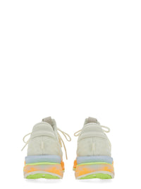 Adidas ZX 2K Boost White Rainbow Sole Sneakers