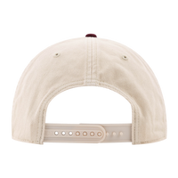 Adjustable Aggies Maroon and Cream Snapback cap for displaying Aggies pride