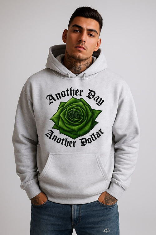 Another Dollar Graphic Hoodie – Gray