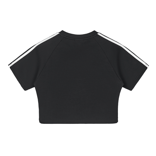 Ariva Streetwear Angel Wings ‘A’ Black Cropped Tee — hover