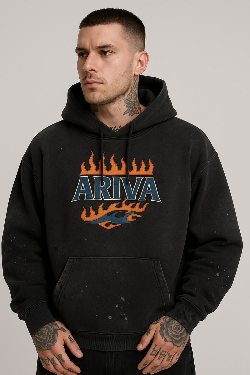 Ariva VINTAGE WASH FLEECE HOODIE