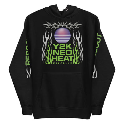 Arivastreetwear Y2K Neo Black Hoodie – hover