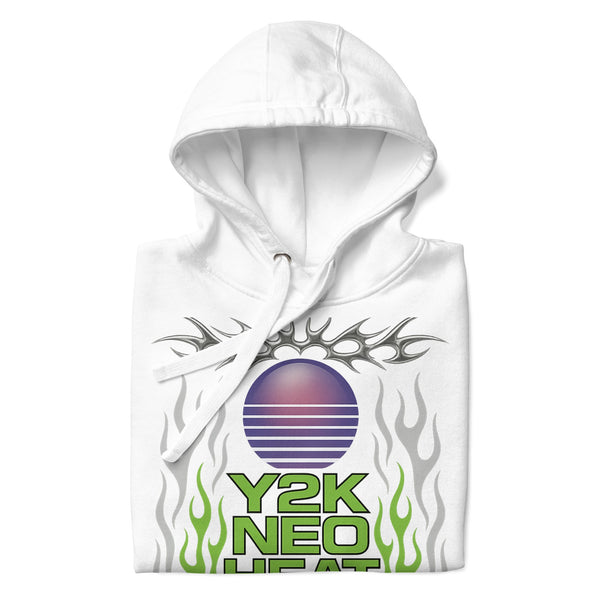 Arivastreetwear Y2K Neo Black Hoodie - White / S