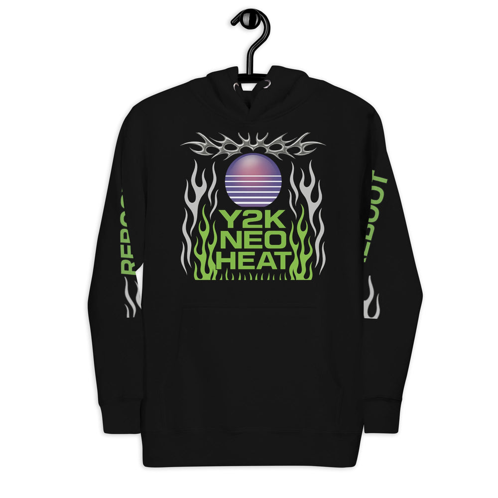 Arivastreetwear Y2K Neo Black Hoodie - Black / S