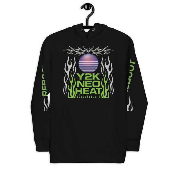 Arivastreetwear Y2K Neo Black Hoodie - Black / S — hover