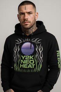 Arivastreetwear Y2K Neo Black Hoodie
