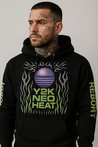 Arivastreetwear Y2K Neo Black Hoodie