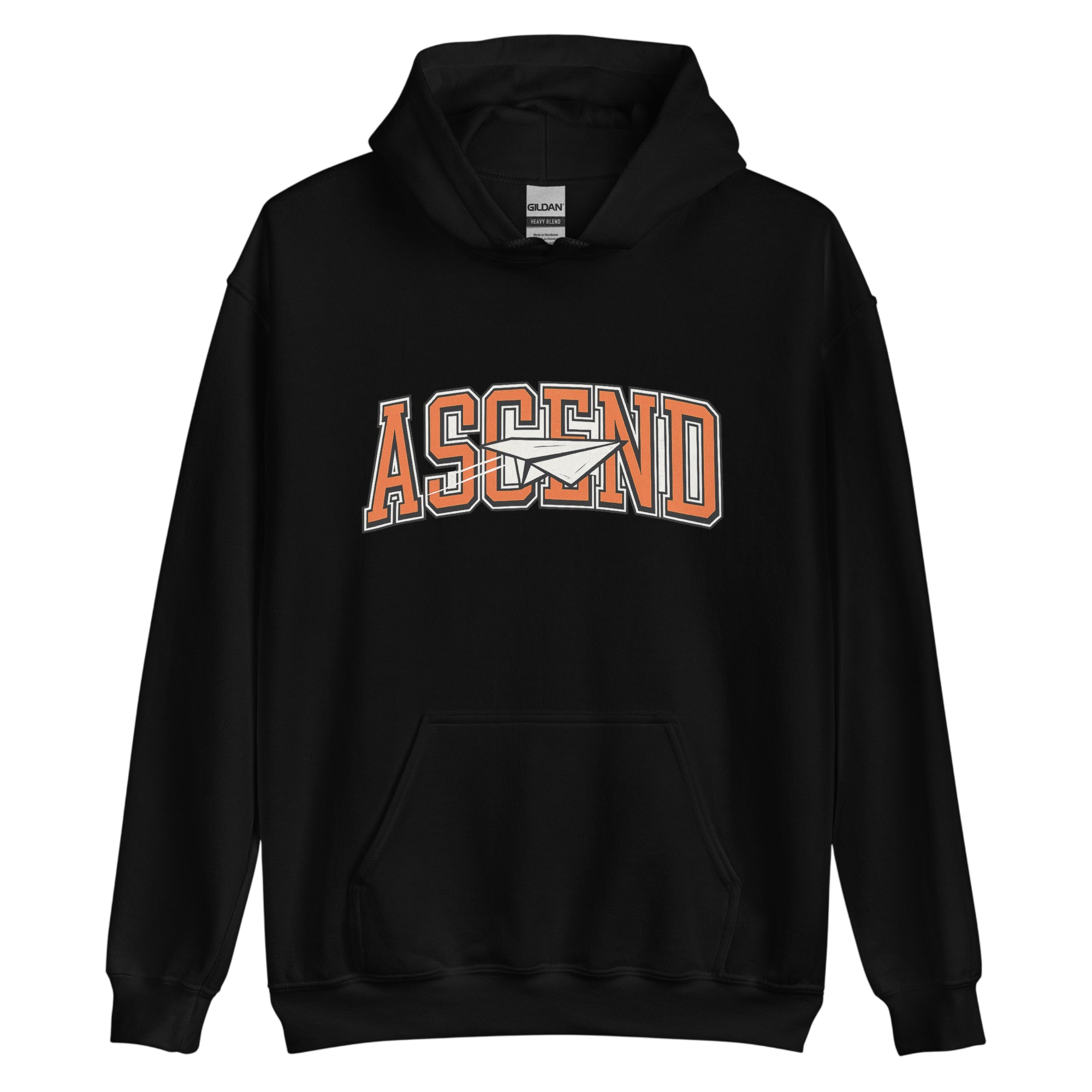ASCEND Bold Graphic Hoodie - Black