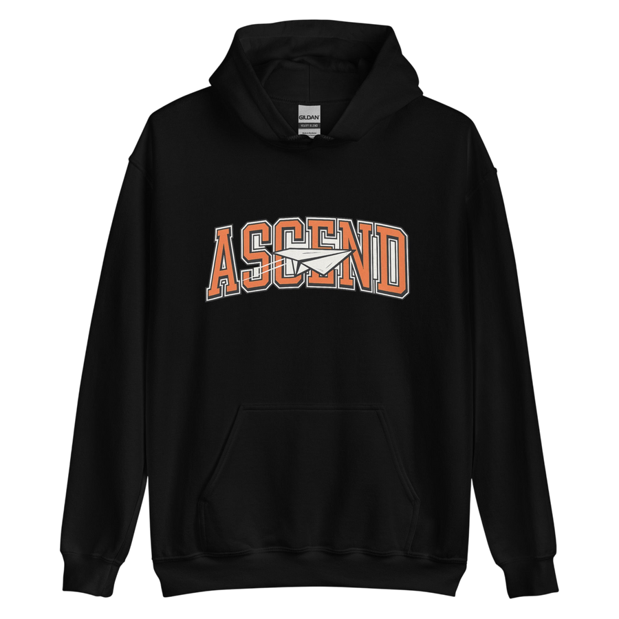 ASCEND Bold Graphic Hoodie - Black