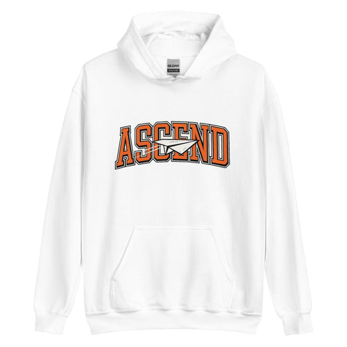 ASCEND Bold Graphic Hoodie - White - S