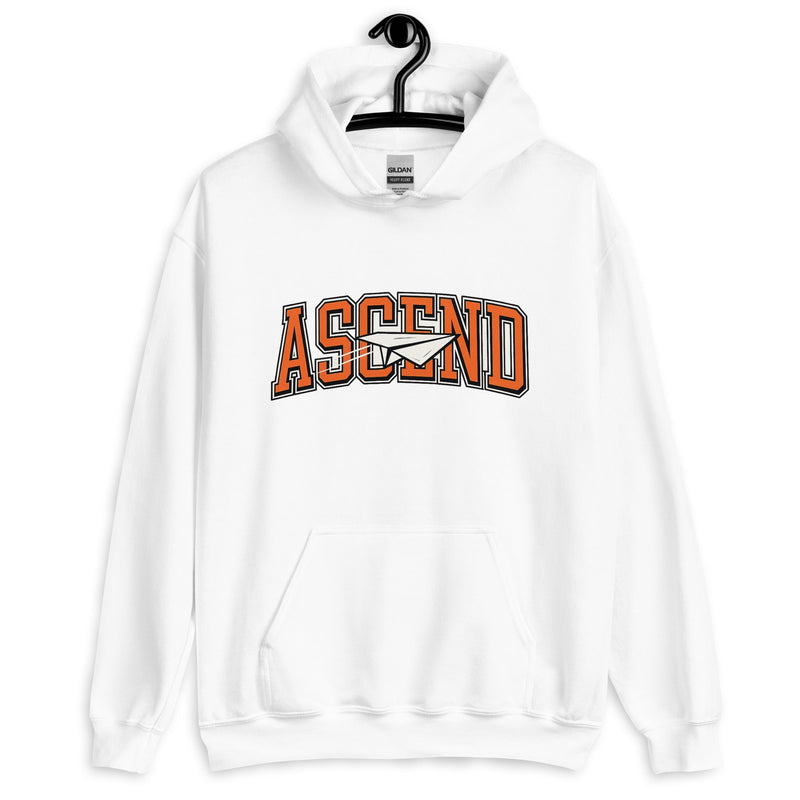 ASCEND Bold Graphic Hoodie - White