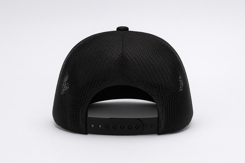 Authentic Apparel Trucker Hat – Black Mesh