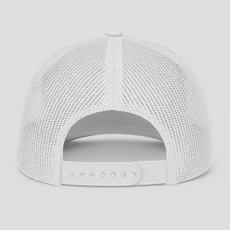 Authentic Apparel Trucker Hat – White Mesh