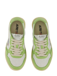 Autry Green Low-Top Sneakers