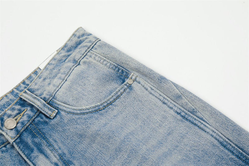 Baggy Distressed Light Wash Jeans