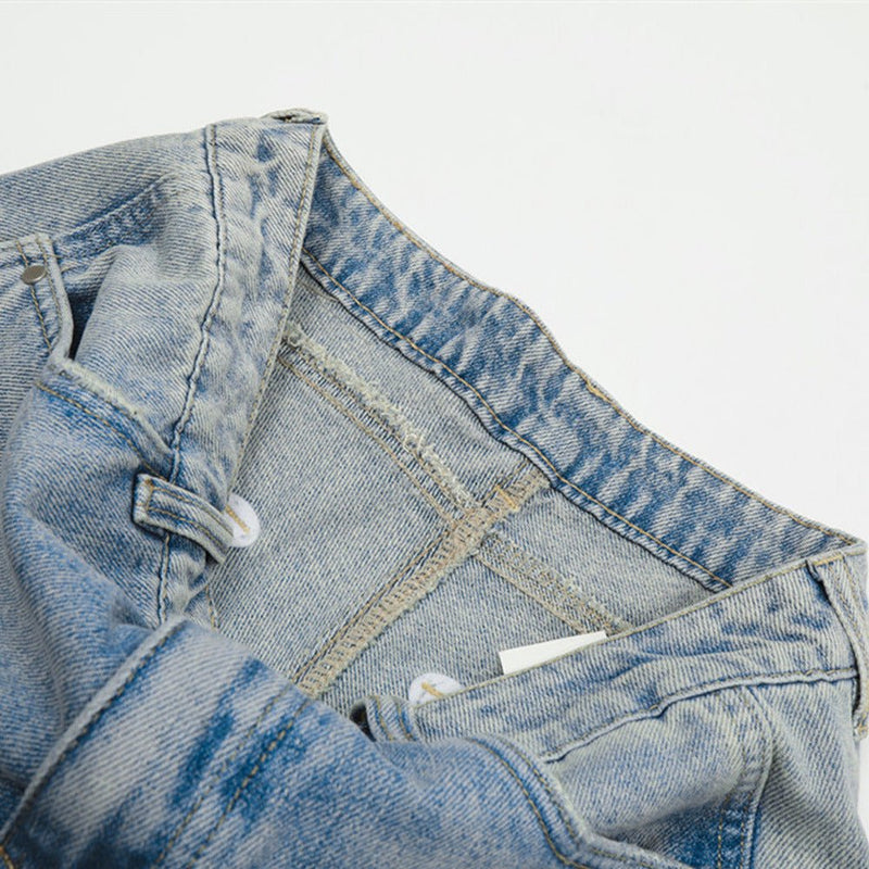 Baggy Distressed Light Wash Jeans