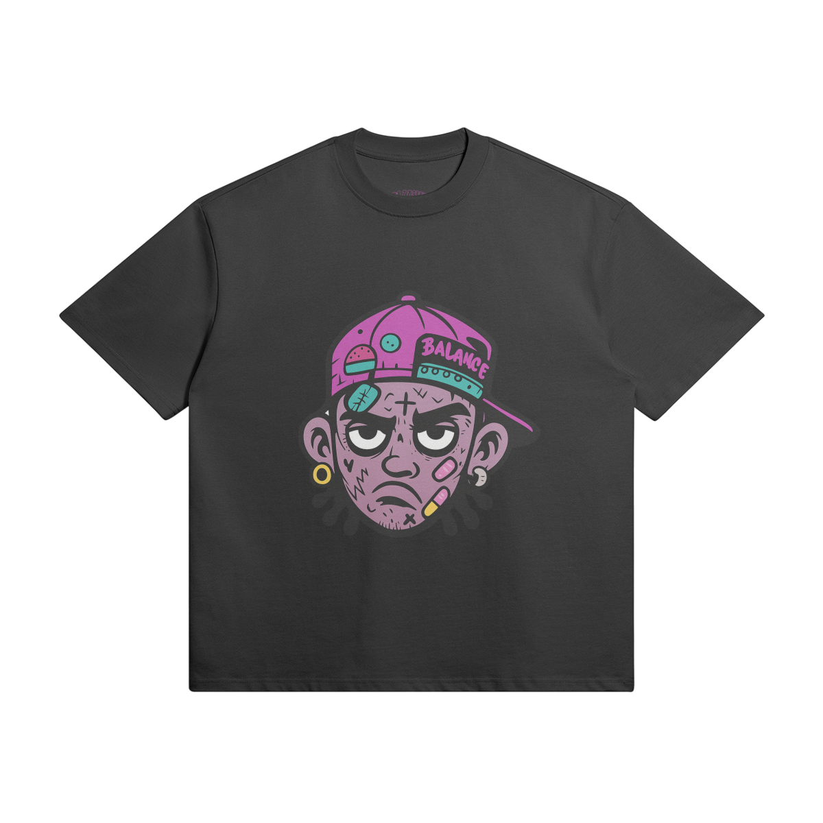 Balance Mode T-Shirt - Black - Black / XS