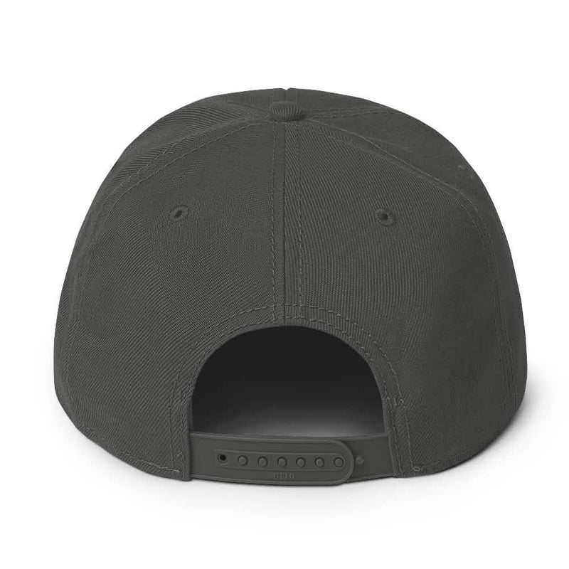 Black and Purple Crown Snapback Hat