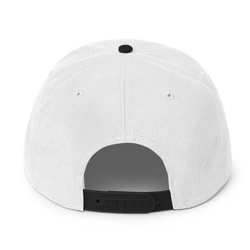 Black and Purple Crown Snapback Hat