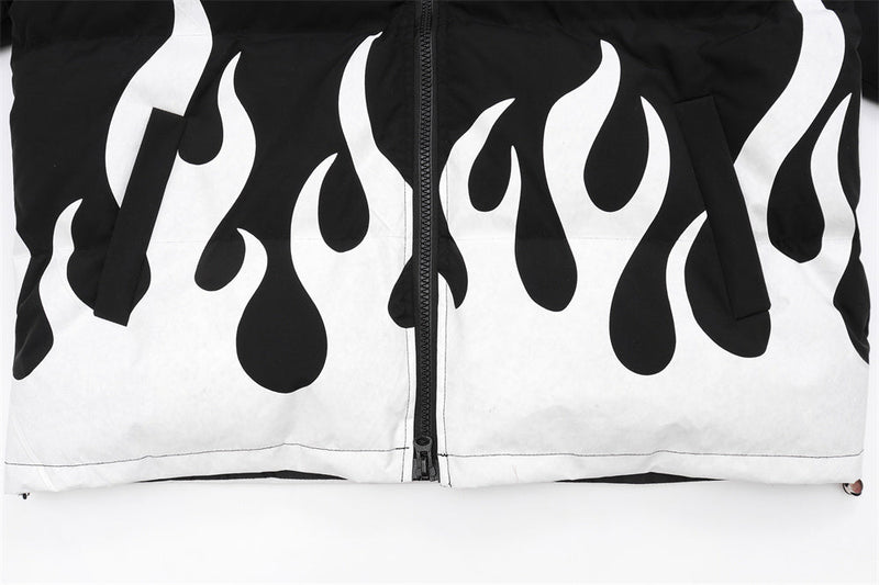 SVART FLAMMANDE DUNFLICKAD JACKA