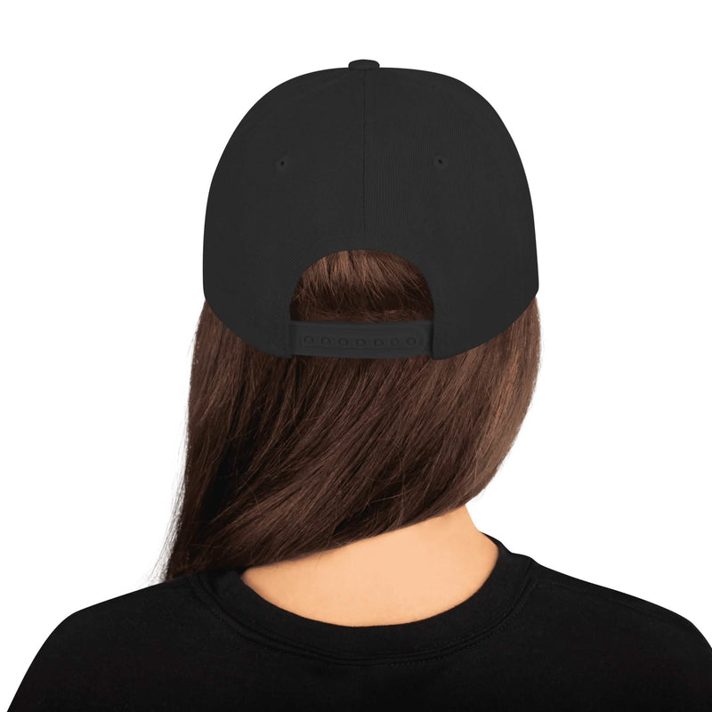 Svart Owl Snapback-keps