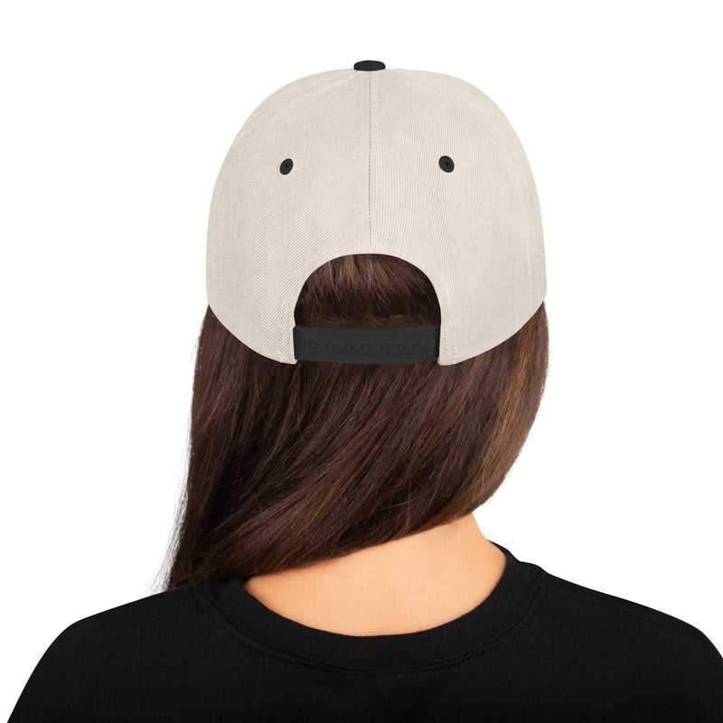 Svart Owl Snapback-keps