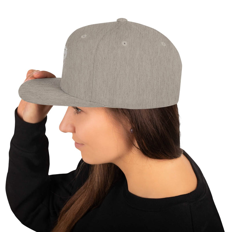 Svart Owl Snapback-keps