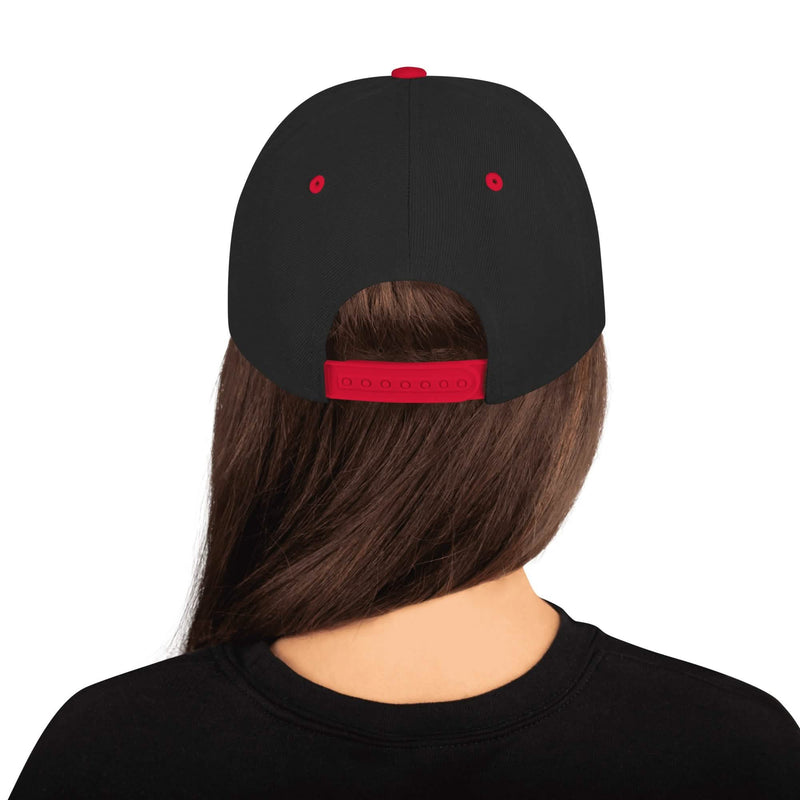 Svart Owl Snapback-keps