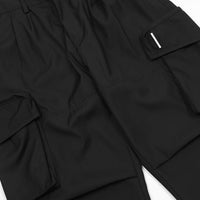 Black cargo pants.