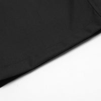 Black fabric texture.