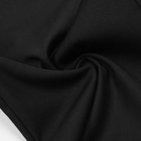 Black, textured fabric.