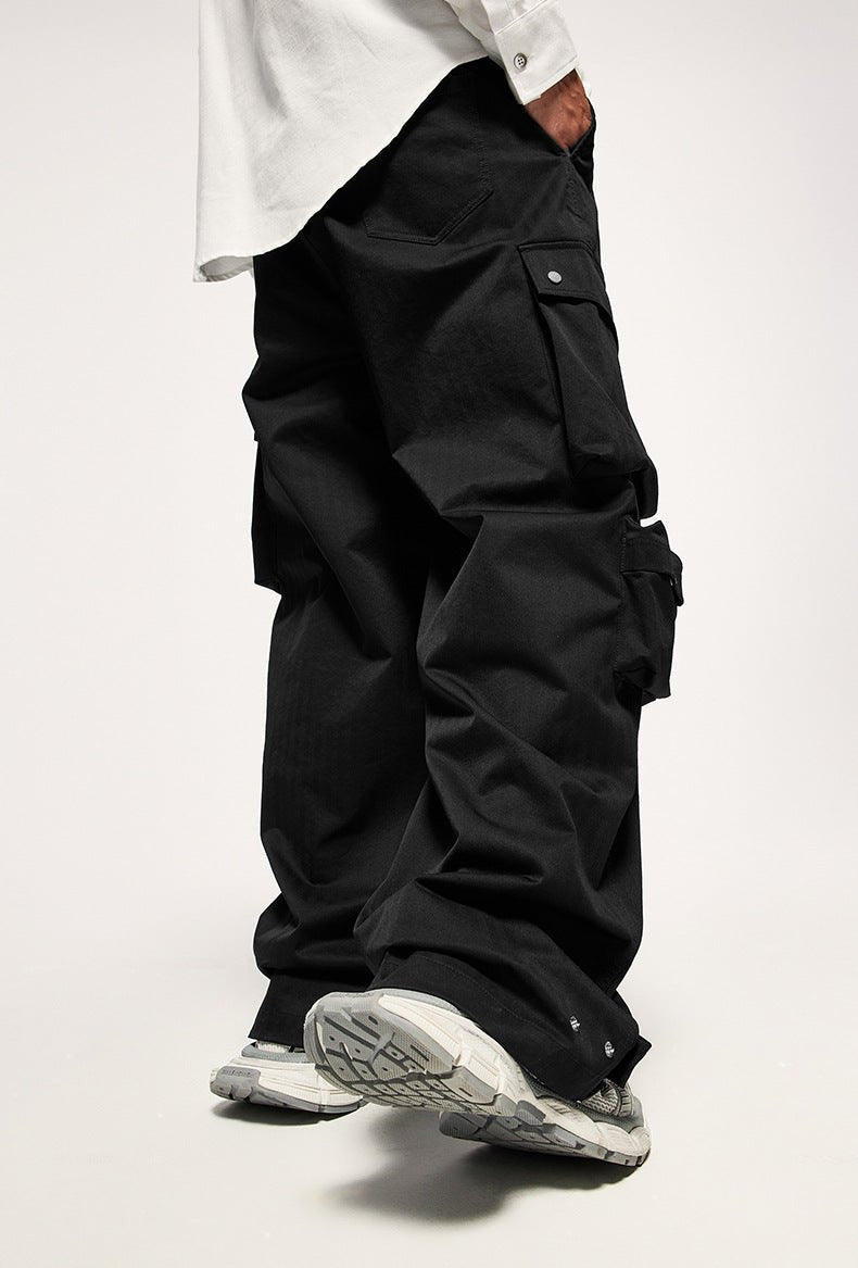 Black Utility Cargo Pants