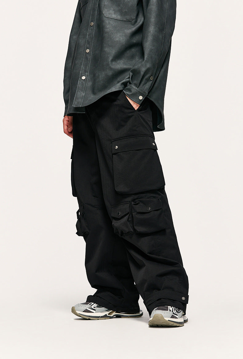 Black Utility Cargo Pants