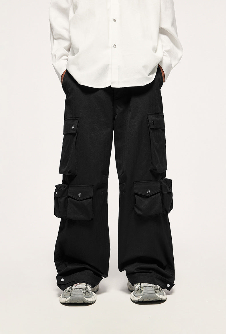 Black Utility Cargo Pants