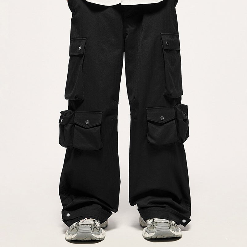 Black Utility Cargo Pants