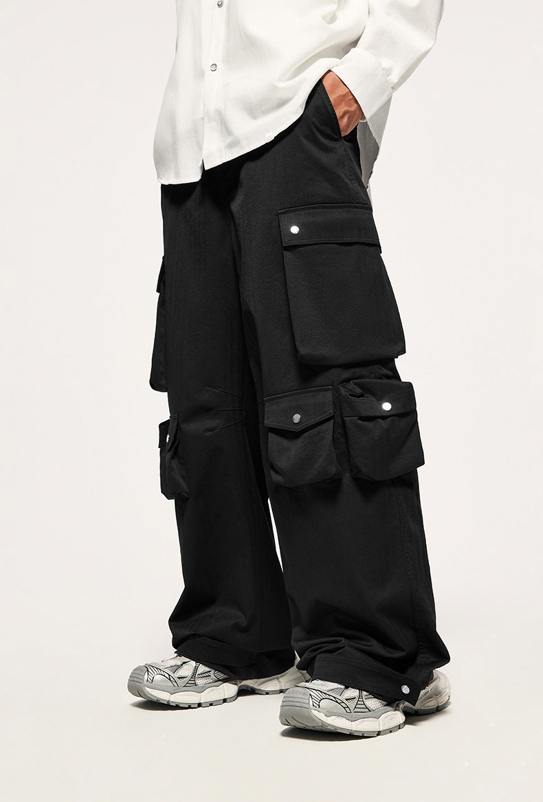 Black Utility Cargo Pants