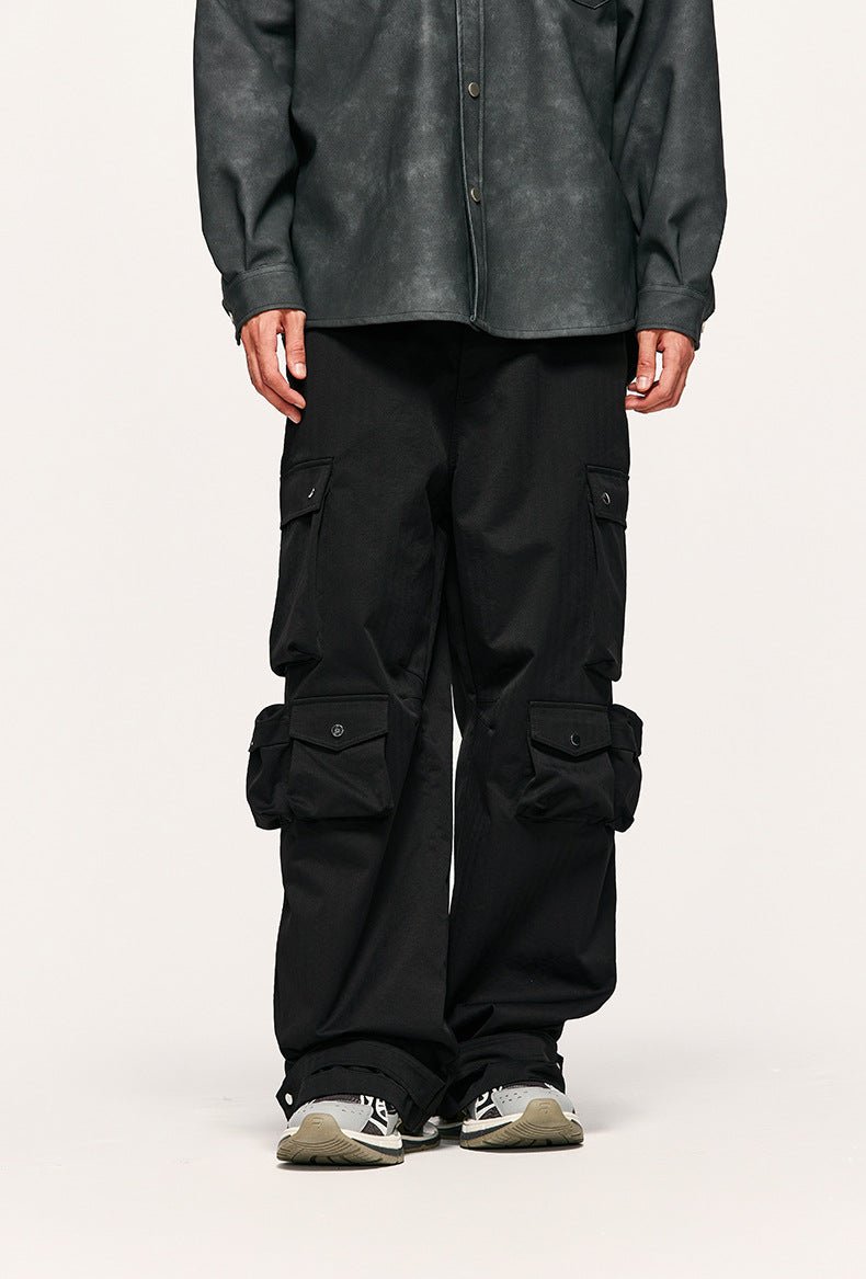 Black Utility Cargo Pants