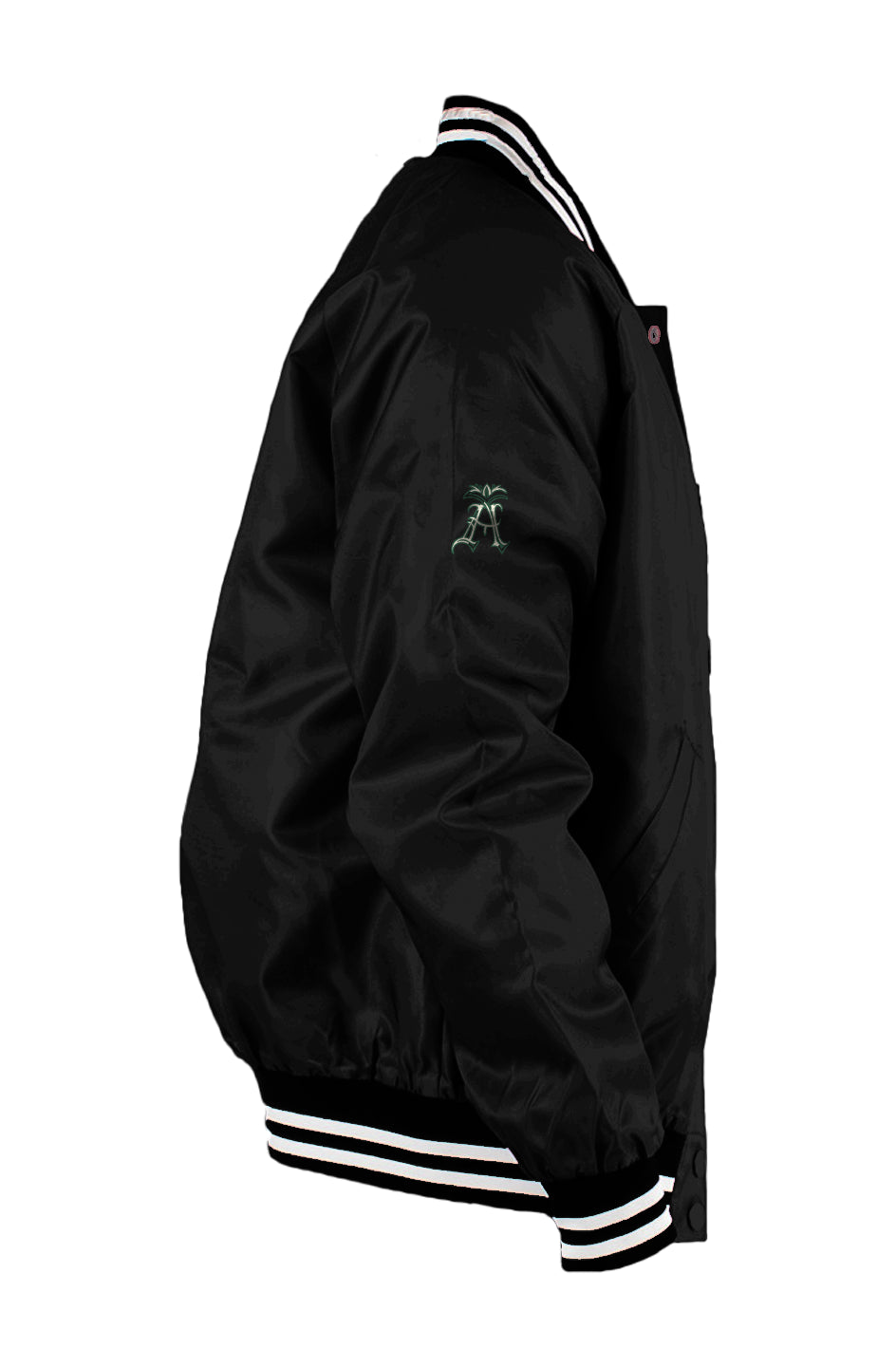 Black Varsity Bomber Jacket Club 2025 Performance