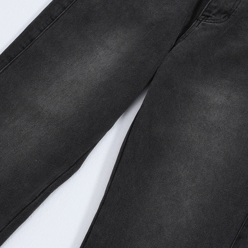 Black Wide Leg Streetwear Jeans