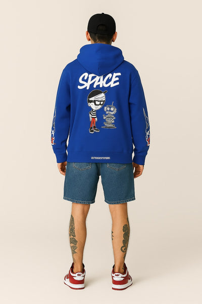 Blue Space Hoodie - hover